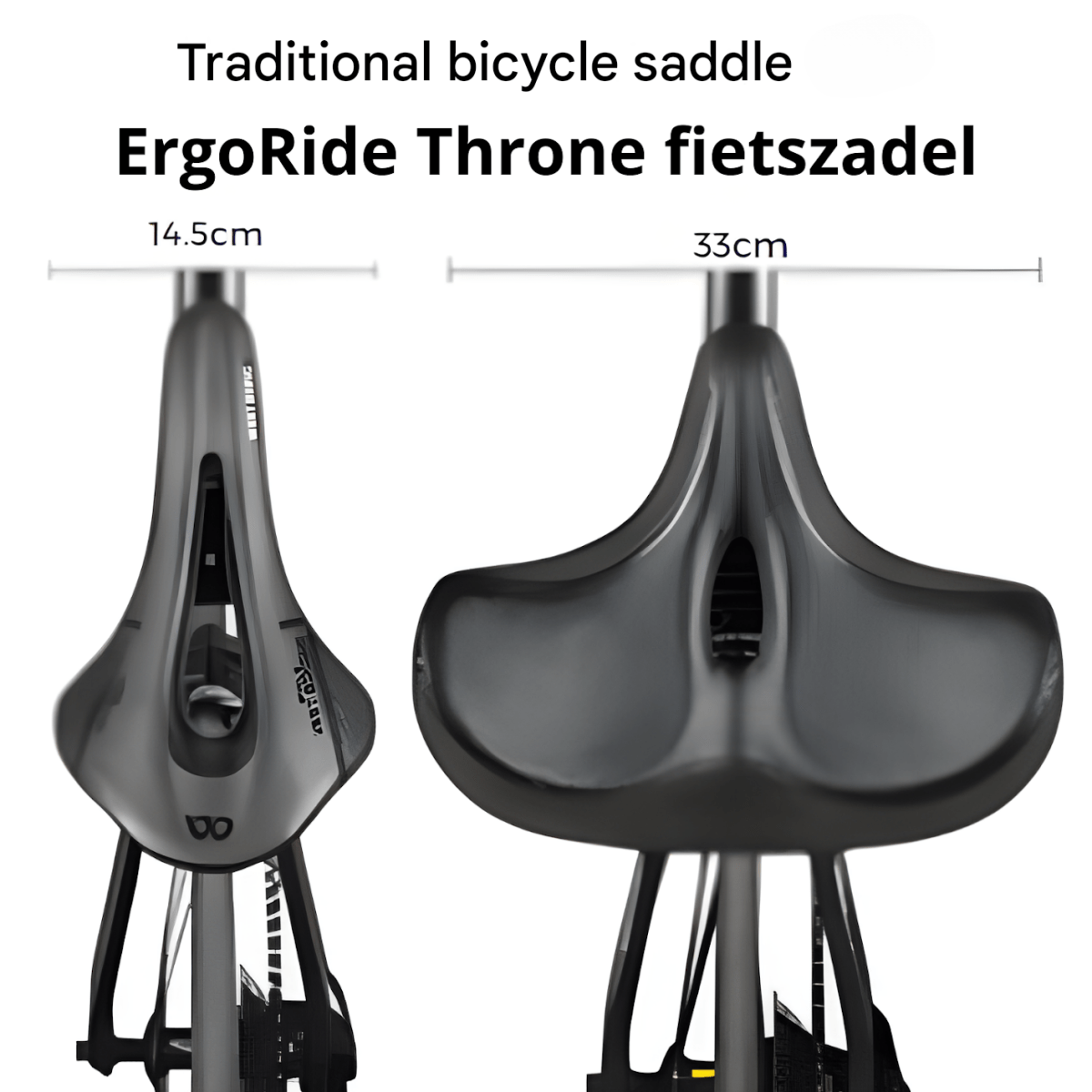 Ergorid Thron Bicycle Saddle – Ergonomic, Weatherproof Comfort for Men & Women 7