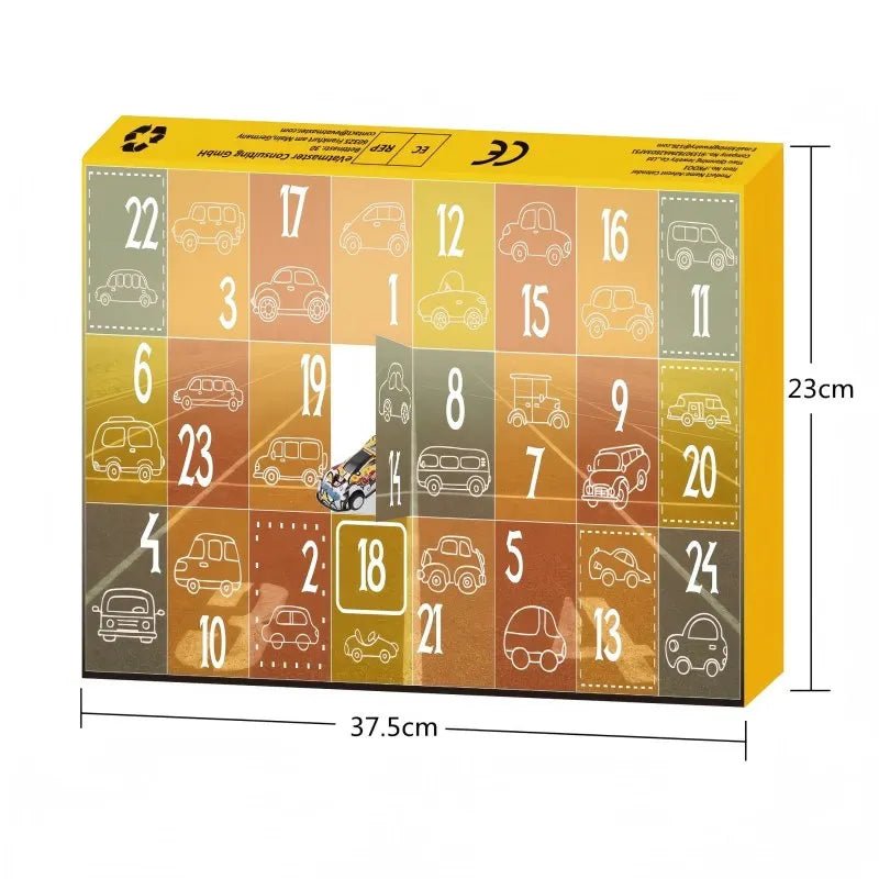 Exciting 24PCS Race Car Advent Calendar - Fun Christmas Countdown for Kids 1