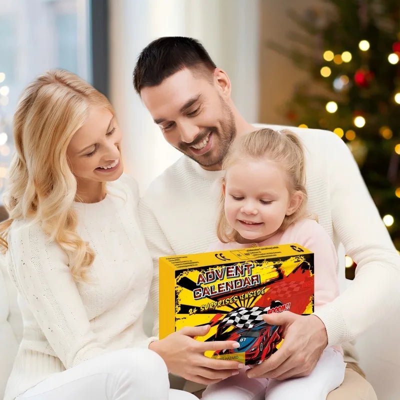Exciting 24PCS Race Car Advent Calendar - Fun Christmas Countdown for Kids 2