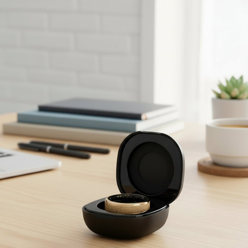 FITCIRCLE – Smart Ring with Charging Case for Men Women, Health Tracking, 5ATM Waterproof 0