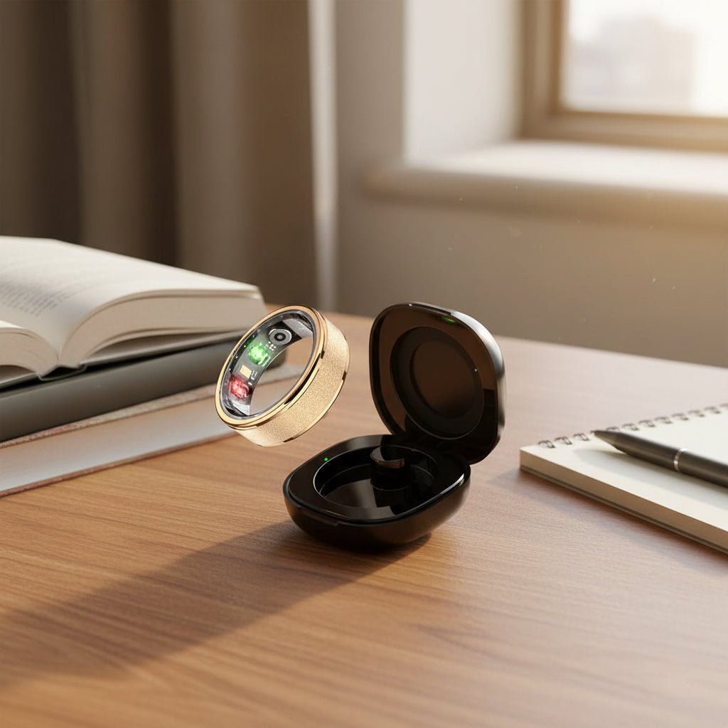 FITCIRCLE – Smart Ring with Charging Case for Men Women, Health Tracking, 5ATM Waterproof 2