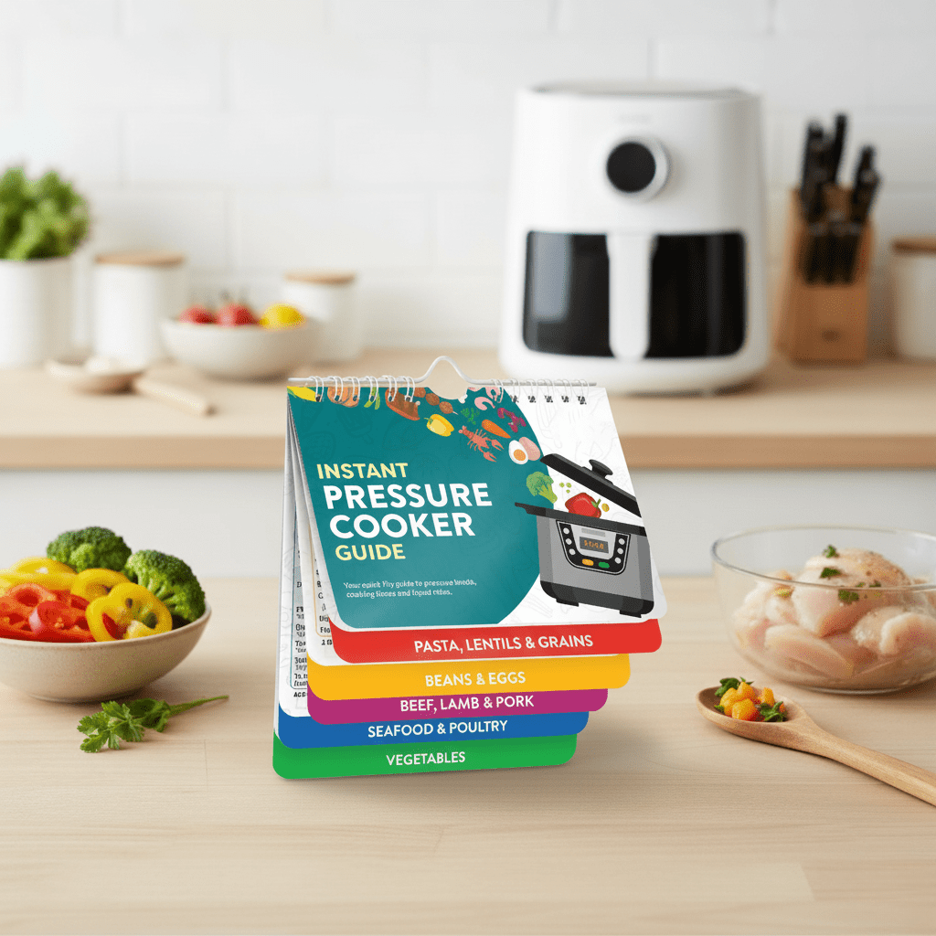 CRISPCRAFT – Kitchen Cookbook & Magnetic Chart for Effortless Cooking