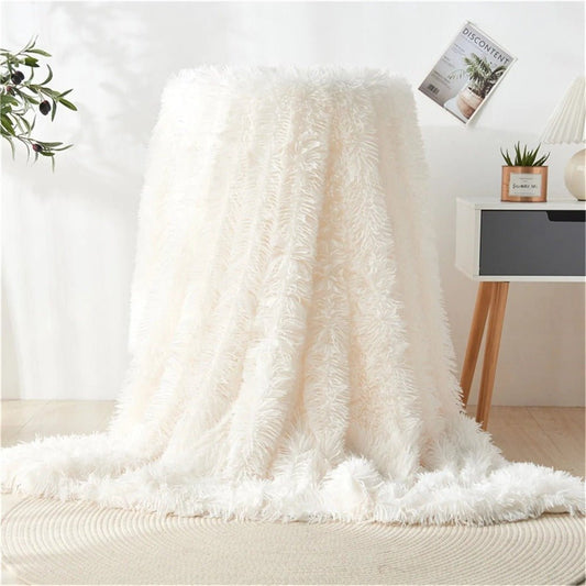FLURON – Luxurious Faux Fur Blanket with Silky Touch 0