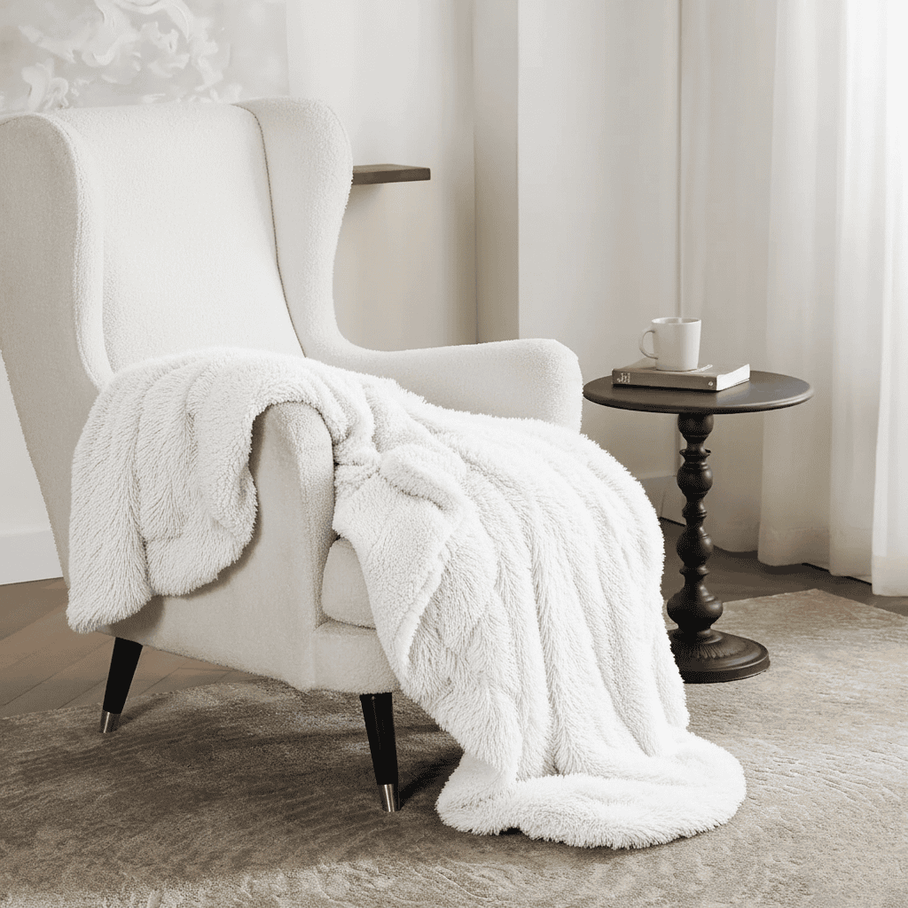 FLURON – Luxurious Faux Fur Blanket with Silky Touch 1