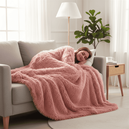 FLURON – Luxurious Faux Fur Blanket with Silky Touch 3