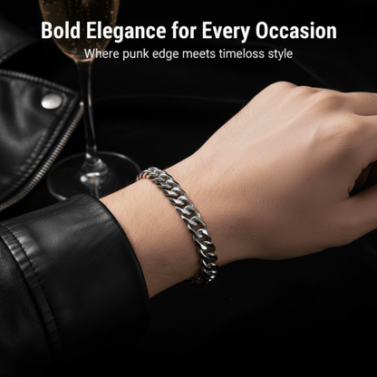 FORTIVIA – Edelstahl-Armband im Panzerketten-Design für Sie & Ihn 8