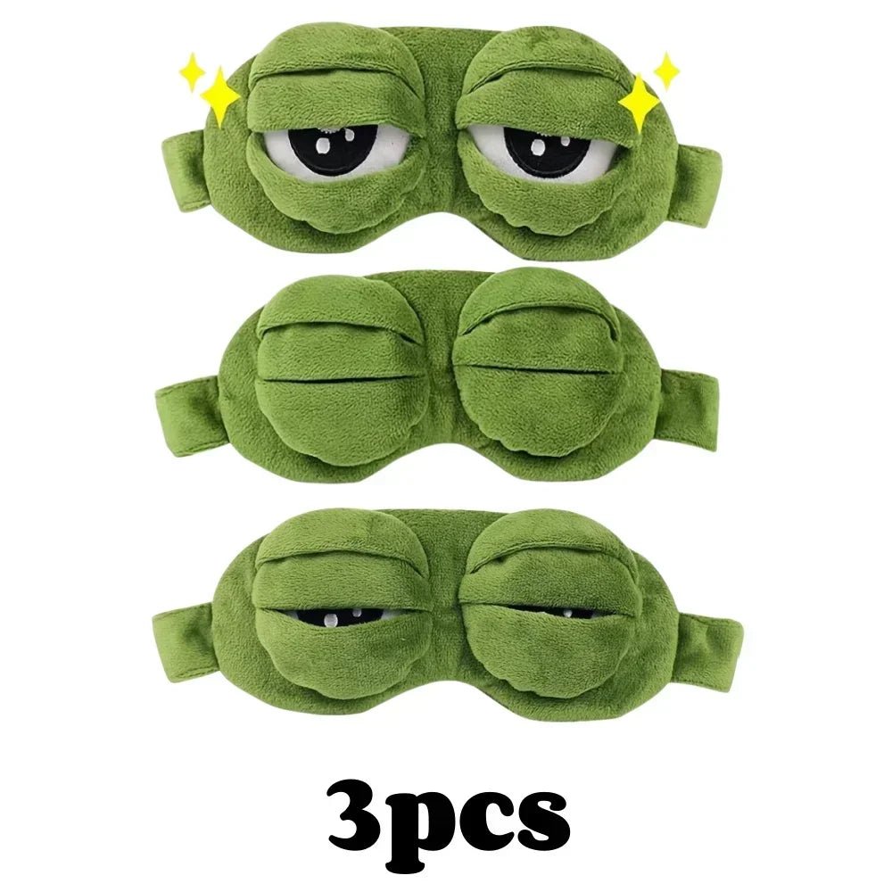 FROGSNOOZE – 3D frog sleep mask for relaxed sleep & travel 7