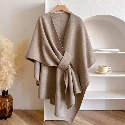 FROSTVEIL Shawl Coat – Chic Protective Layer with Elegant Drape 0