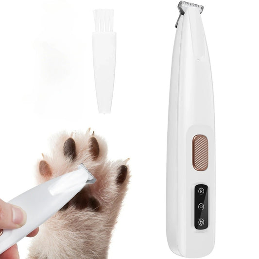 FURFIX - Rifinitore a LED silenzioso per zampe sensibili e toelettatura precisa