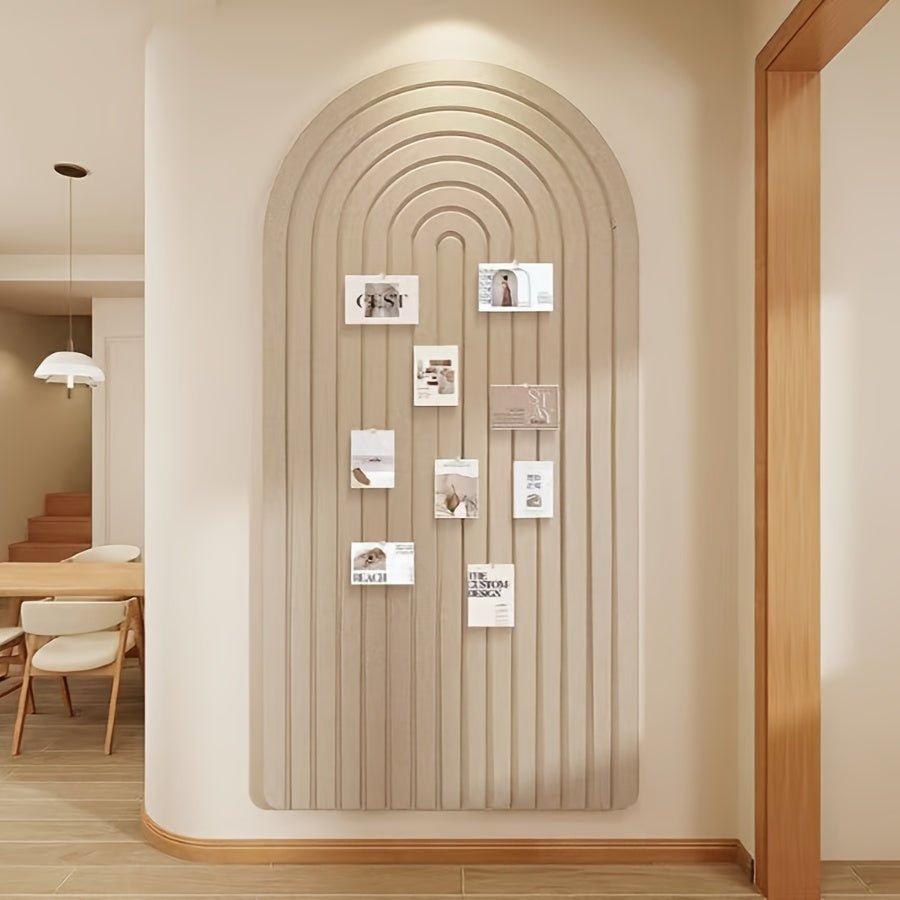 FeltScape Extra Large Curved Felt Pin Board - Stylish Wall Decor & Organizer 1