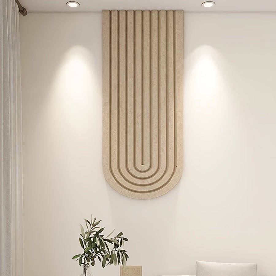 FeltScape Extra Large Curved Felt Pin Board - Stylish Wall Decor & Organizer 2