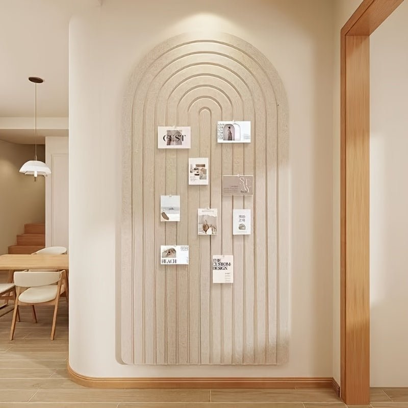 FeltScape Extra Large Curved Felt Pin Board - Stylish Wall Decor & Organizer 5