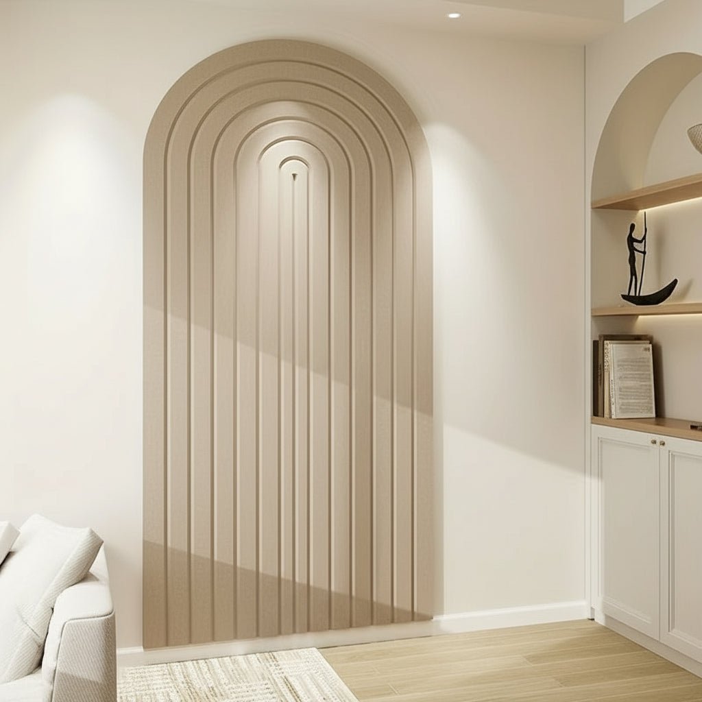 FeltScape Extra Large Curved Felt Pin Board - Stylish Wall Decor & Organizer 8