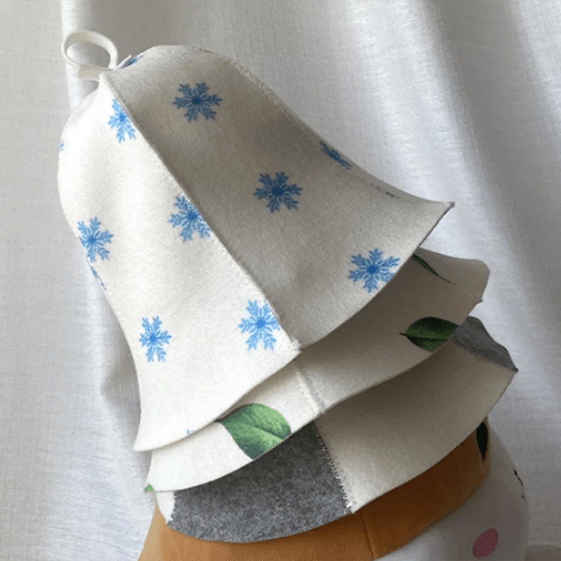 Felt Sauna Hat - Russian Style Heat Protection Cap for Comfortable Sauna Sessions 3