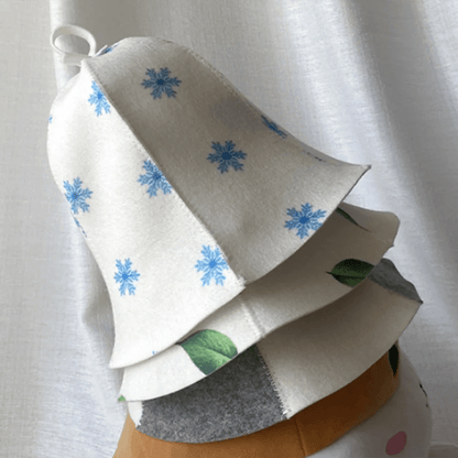 Felt Sauna Hat - Russian Style Heat Protection Cap for Comfortable Sauna Sessions 3