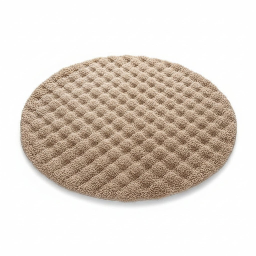 Fenja Cozy Round Polyester Rug - Washable, Nordic Style, Ø 40-180 cm 2