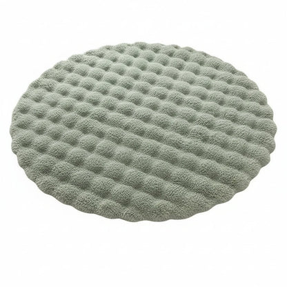 Fenja Cozy Round Polyester Rug - Washable, Nordic Style, Ø 40-180 cm 3