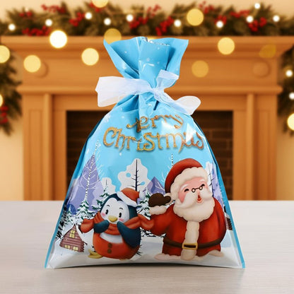 FestWrap - Drawstring Gift Bags for Effortless Gift Wrapping, Durable Aluminum Foil 0