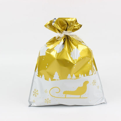 FestWrap - Drawstring Gift Bags for Effortless Gift Wrapping, Durable Aluminum Foil 11