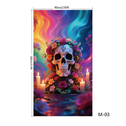 FestiDoor - Festive Door Cover for Easy Installation & Durable Outdoor Use 9