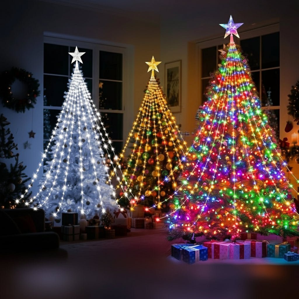 FestiveGlow - 2M/3M Waterproof LED Fairy Lights with 8 Modes for Parties 0