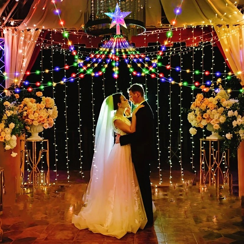 FestiveGlow - 2M/3M Waterproof LED Fairy Lights with 8 Modes for Parties 1