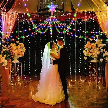 FestiveGlow - 2M/3M Waterproof LED Fairy Lights with 8 Modes for Parties 1