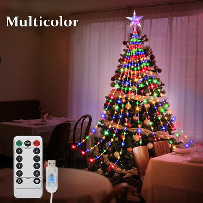 FestiveGlow - 2M/3M Waterproof LED Fairy Lights with 8 Modes for Parties 7