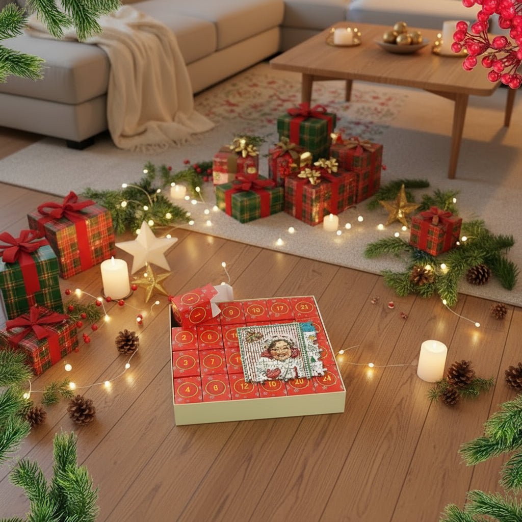 FestivePuzzle - 1000-Piece Advent Calendar for Christmas Countdown Fun 1