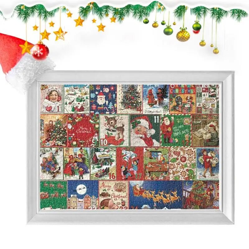 FestivePuzzle - 1000-Piece Advent Calendar for Christmas Countdown Fun 2