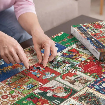FestivePuzzle - 1000-Piece Advent Calendar for Christmas Countdown Fun 3
