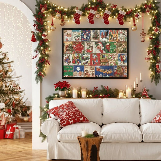 FestivePuzzle - 1000-Piece Advent Calendar for Christmas Countdown Fun 6