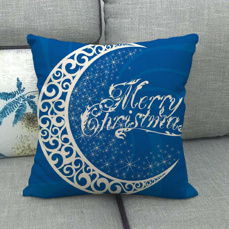 Festive 18-Inch Throw Pillow Cover with Hidden Zipper for Holiday Decor 7