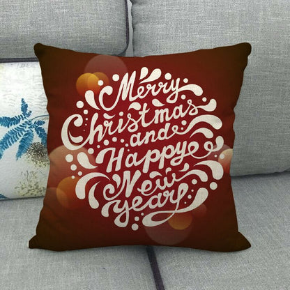 Festive 18-Inch Throw Pillow Cover with Hidden Zipper for Holiday Decor 8