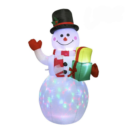 Festive LED Christmas Ornament - Snowman & Christmas Tree Decorations 10