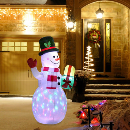 Festive LED Christmas Ornament - Snowman & Christmas Tree Decorations 3