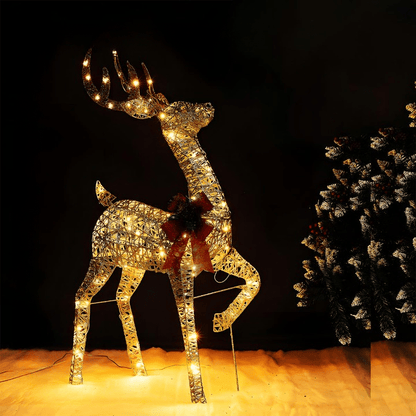 Festive Reindeer Christmas Lights - Indoor & Outdoor Holiday Decorations 10