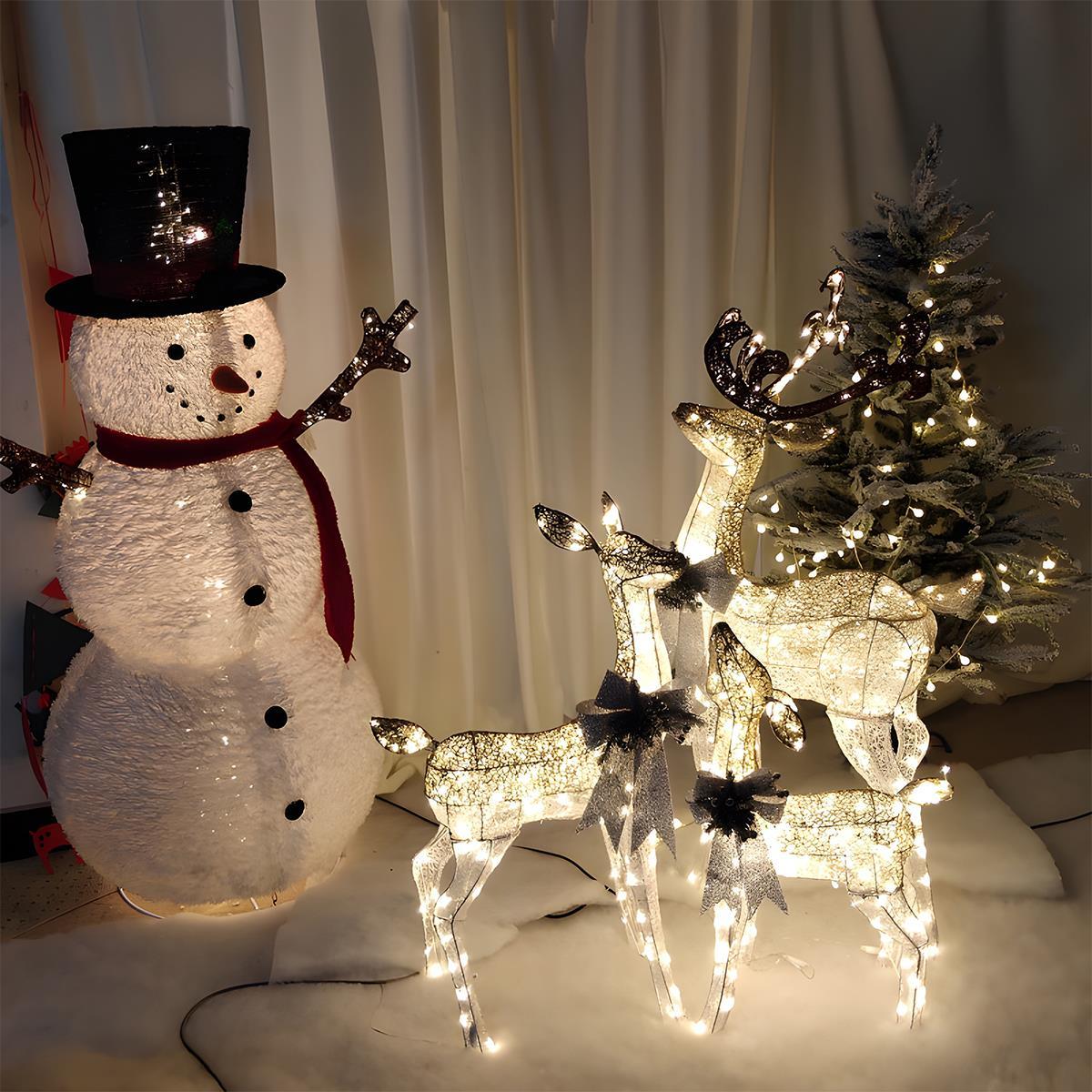 Festive Reindeer Christmas Lights - Indoor & Outdoor Holiday Decorations 5