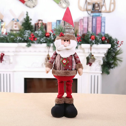 Festive Santa Doll - Charming Holiday Table Decoration for Christmas 2024 10