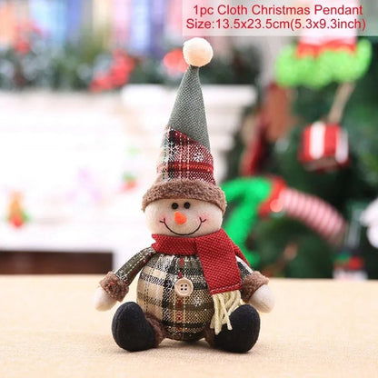 Festive Santa Doll - Charming Holiday Table Decoration for Christmas 2024 11