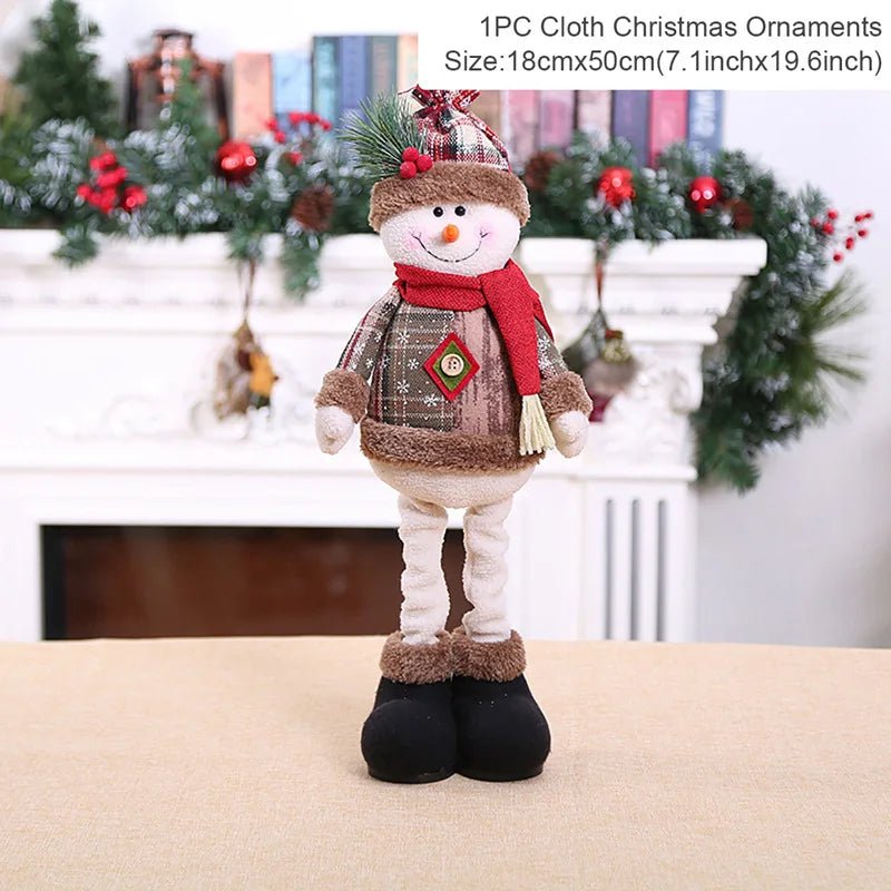 Festive Santa Doll - Charming Holiday Table Decoration for Christmas 2024 8