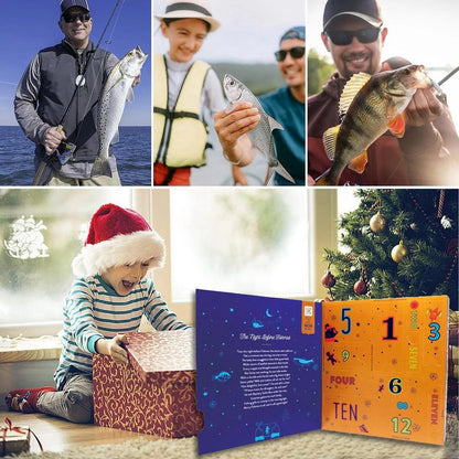 Fishing Advent Calendar - 24 Days of Fishing Surprises with Lures & Tools 1