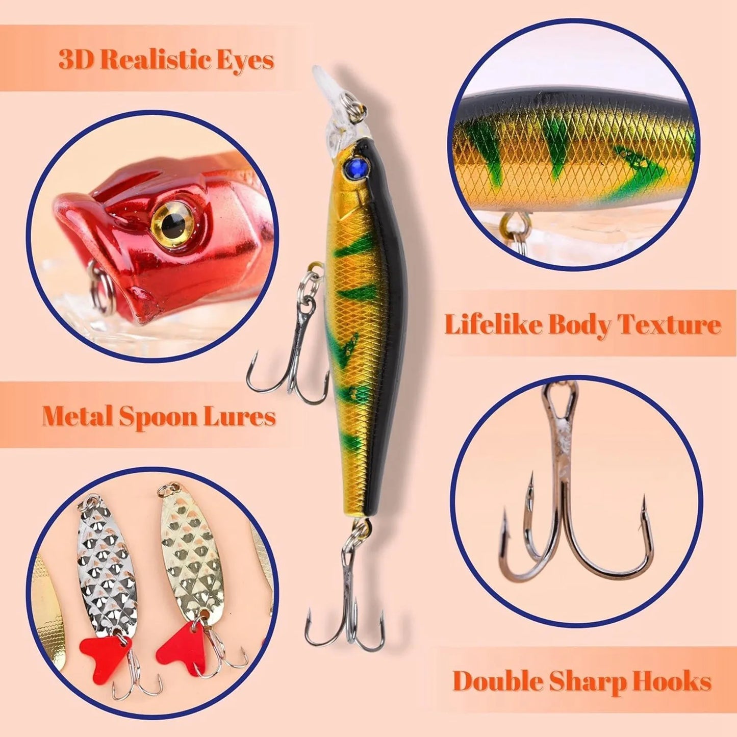 Fishing Advent Calendar - 24 Days of Fishing Surprises with Lures & Tools 5
