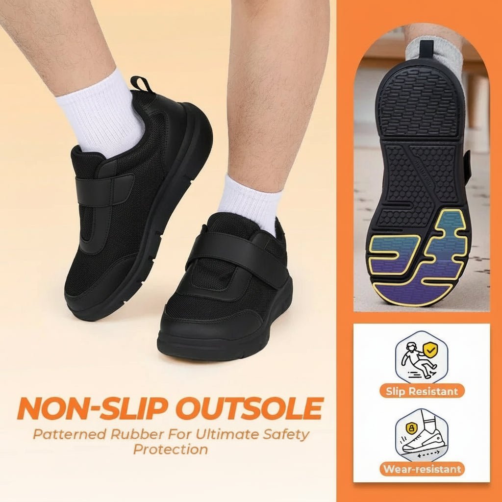 FitVille - Extra Wide Diabetic Shoes for Men with Pain Relief & Comfort 2