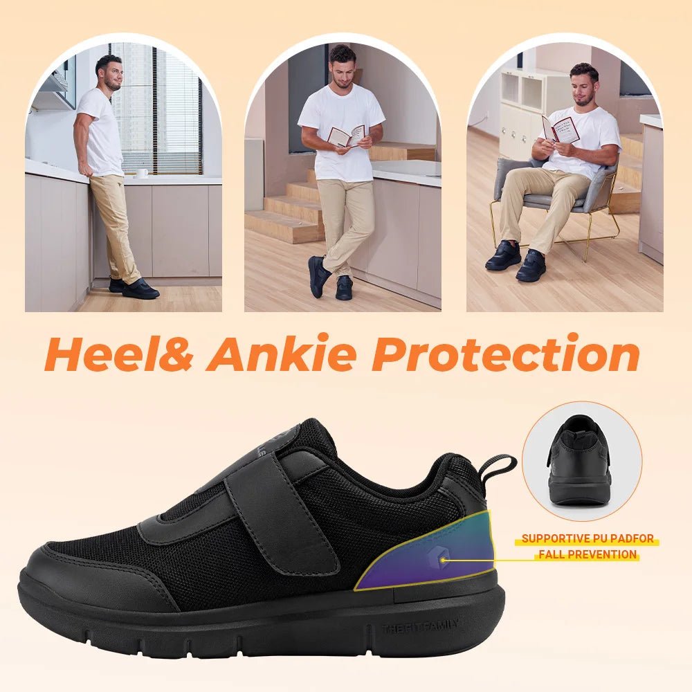FitVille - Extra Wide Diabetic Shoes for Men with Pain Relief & Comfort 4