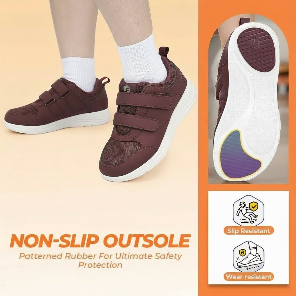 FitVille - Women's Lightweight Adjustable Diabetic Walking Shoes for Swollen Feet 2