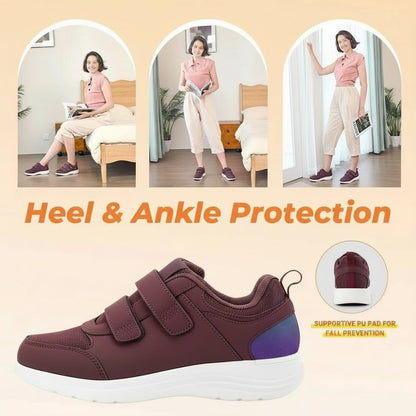 FitVille - Women's Lightweight Adjustable Diabetic Walking Shoes for Swollen Feet 4