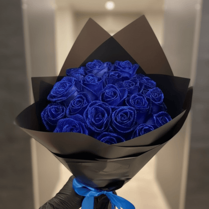 Fleurion Forever Bloom Rose | Real preserved glitter rose for romantic gifts and home decoration 2