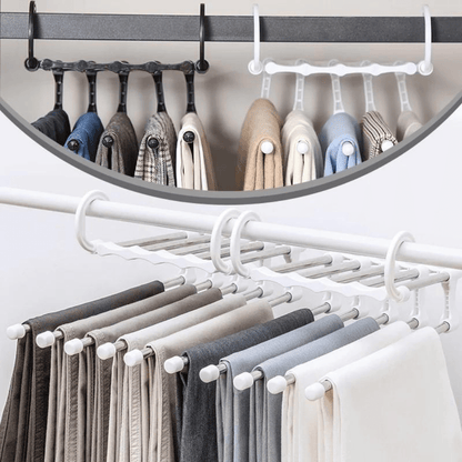 FlexRack - Foldable Clothes Hangers for Space Saving, Wrinkle-Free Storage 1