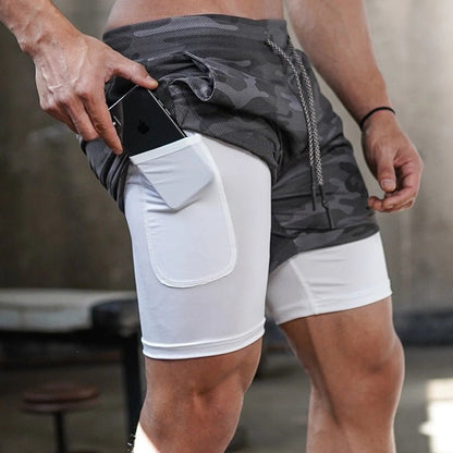 FlexiCamo Shorts – Sporty camouflage men's shorts with comfort & flexibility